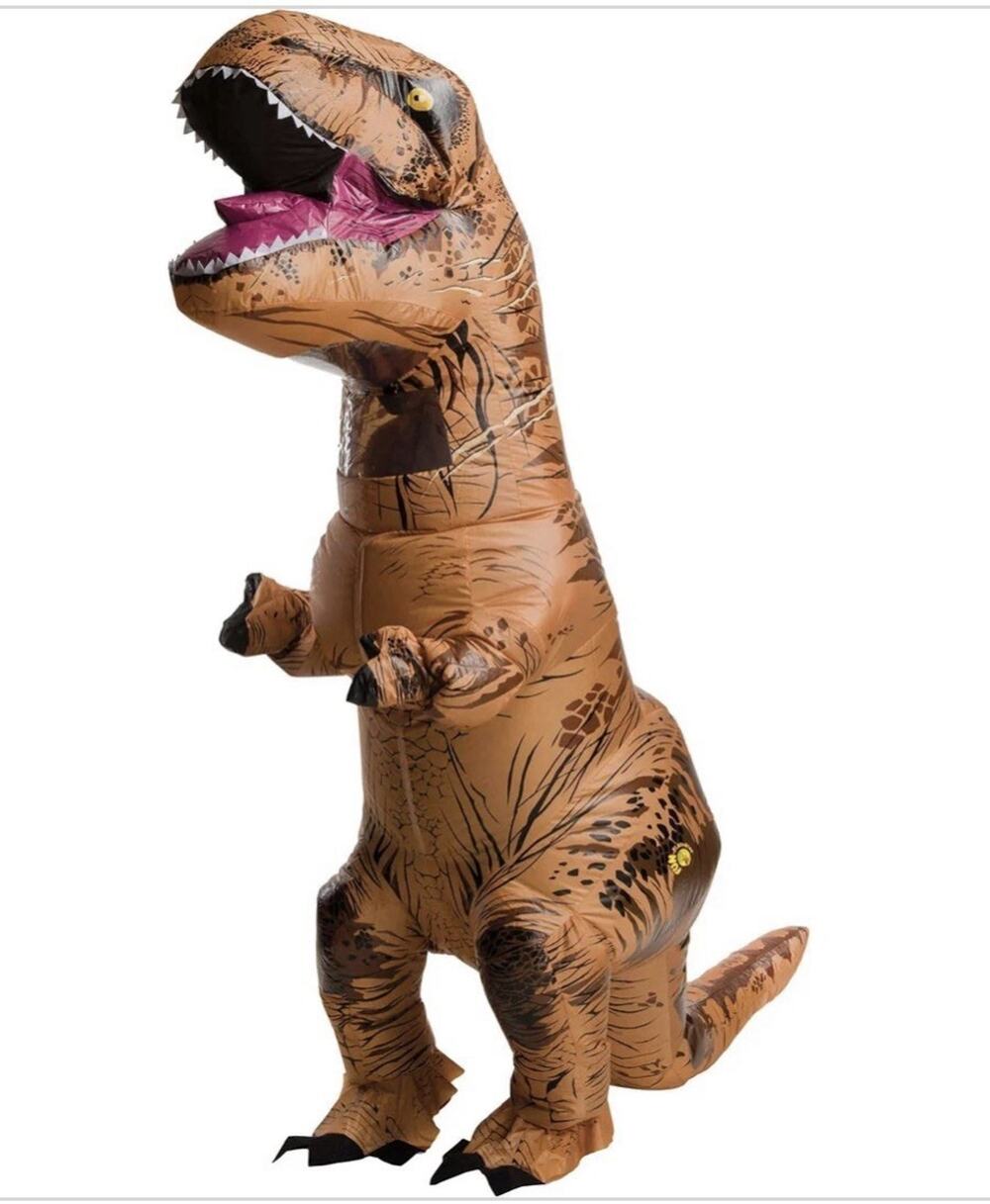 Jurassic World Kids Inflatable T-Rex Dinosaur Costume Halloween READ Missing Pc